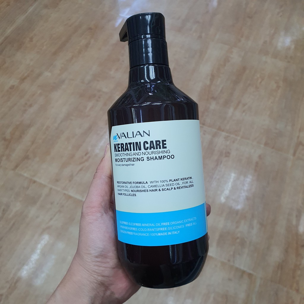 LẺ DẦU GỘI HOẶC DẦU XẢ VALIAN KERATIN GIỮ ẨM SUÔN MƯỢT 800ML