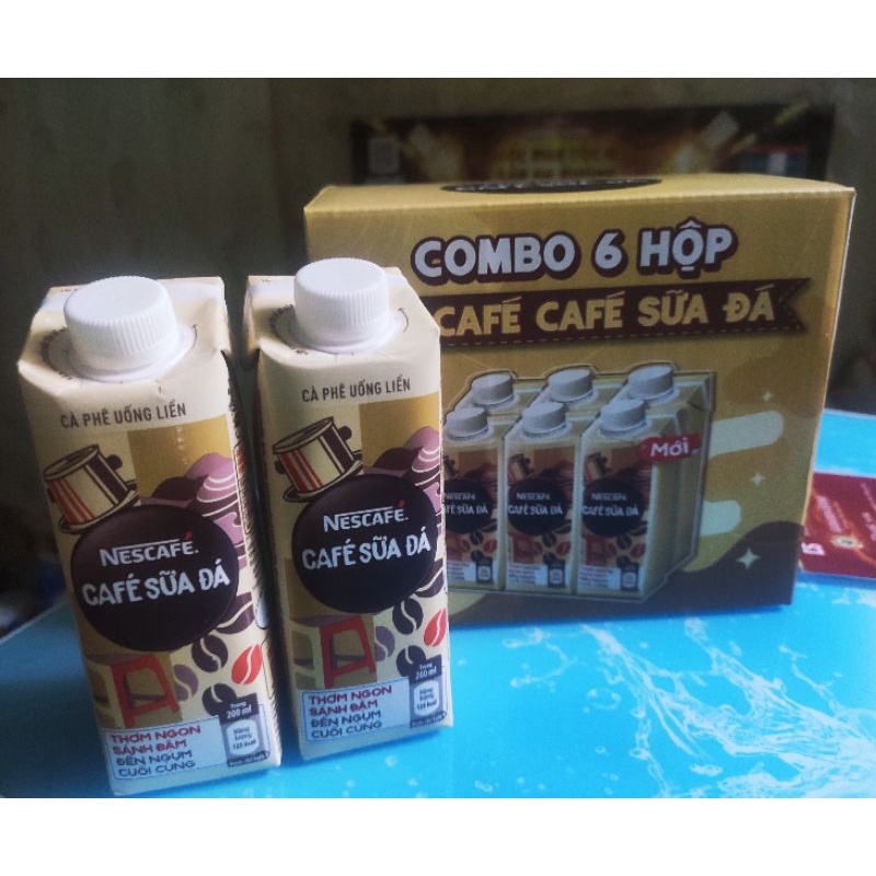 Combo 6 hộp Nescafe sữa đá