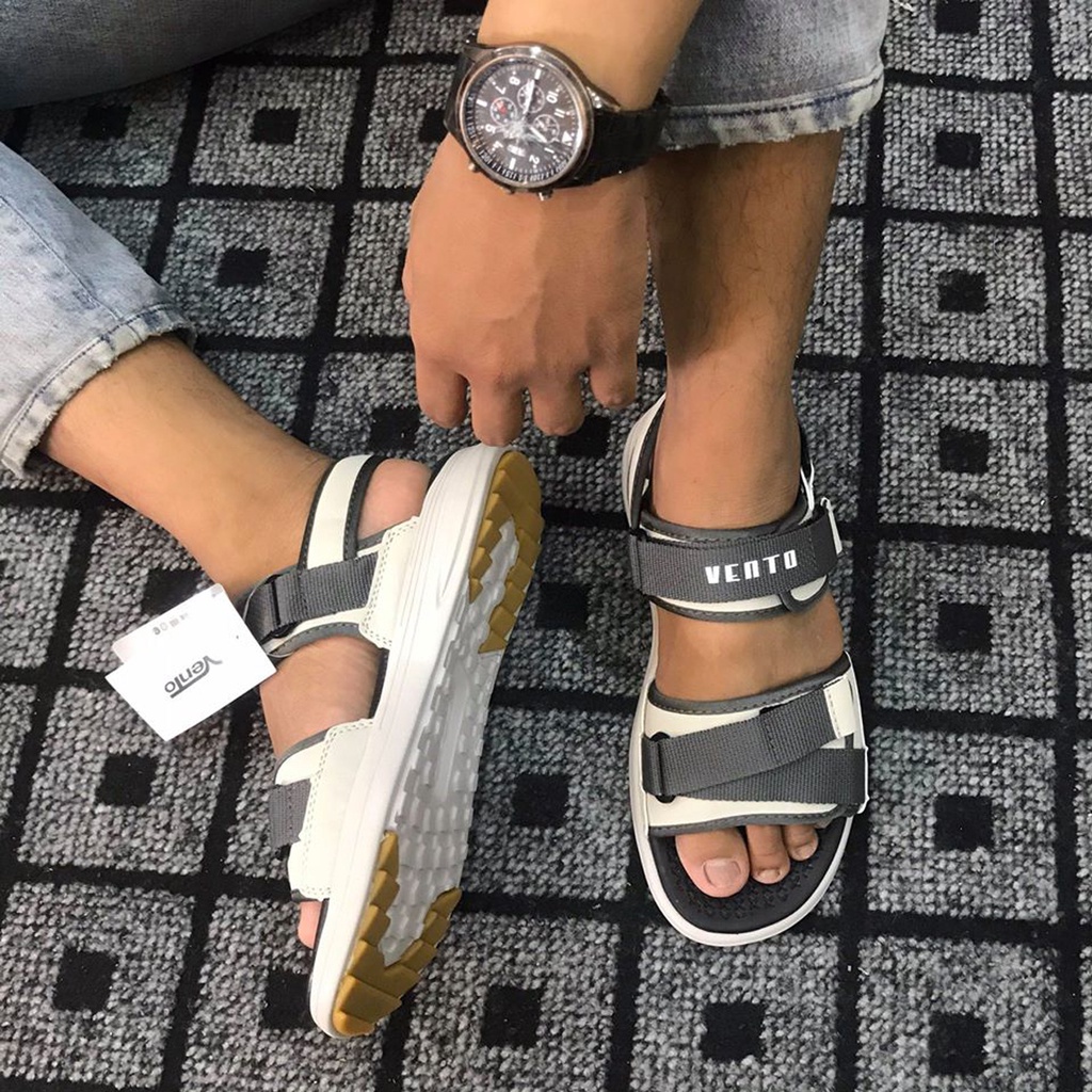 [Mua Kèm Áo Thun 0Đ] Giày Sandal Vento Nam Nữ - NB57B Đen