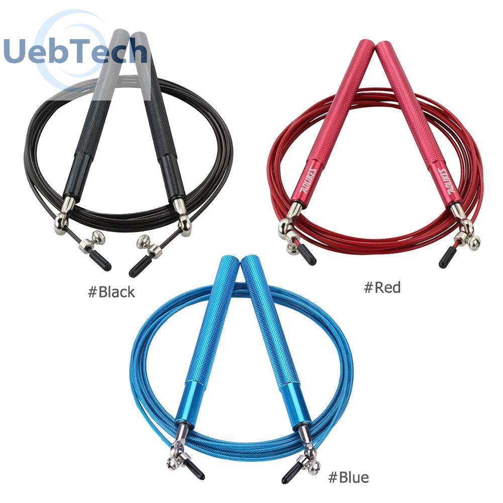 Dây nhảy có thể điều chỉnh 3m/10ft tay cầm bằng nhôm lõi thép để luyện tập thể dục