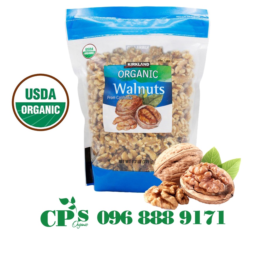 Hạt Óc chó Organic  Kirkland 771g
