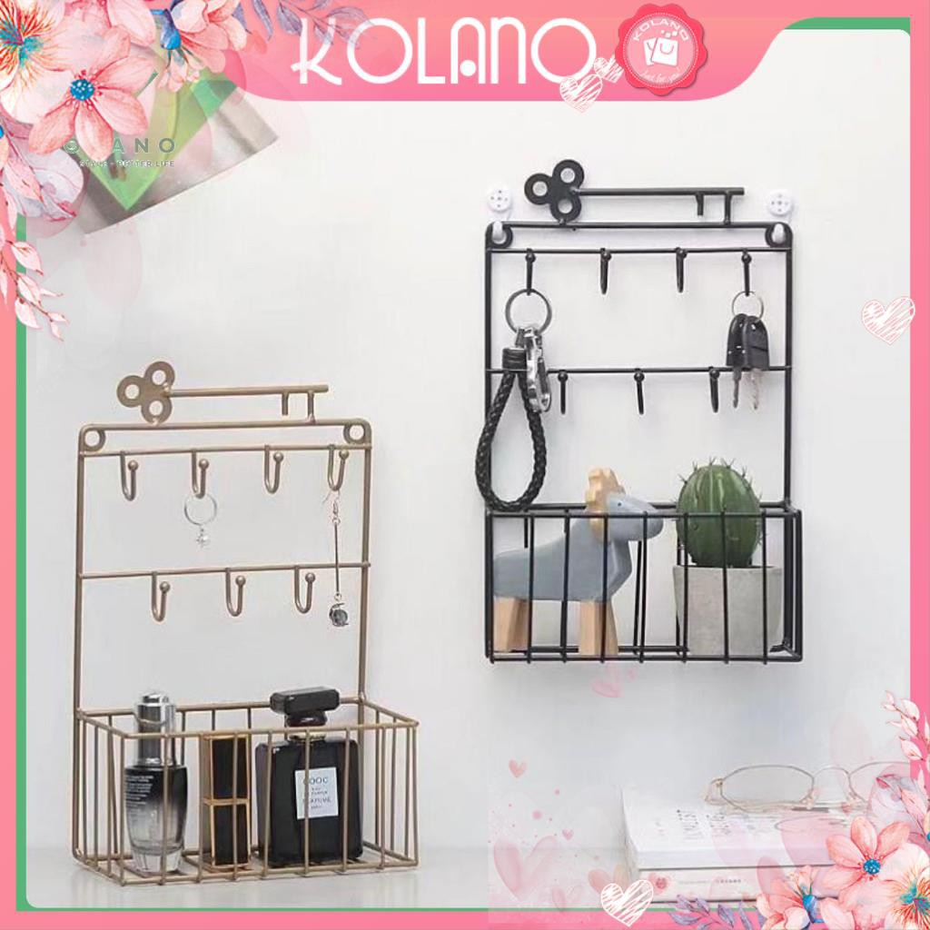 Giá Treo Đồ KOLANO Giá Để Đồ Trang Sức, Treo Chìa Khóa, Treo Khẩu Trang Đa Năng Tiện Dụng HG-001285