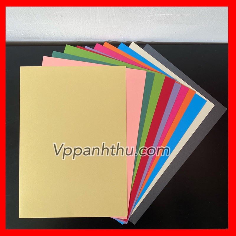 XẤP 10T BÌA THƠM ÁNH KIM A4  ĐL 180gsm( 10 Tờ )