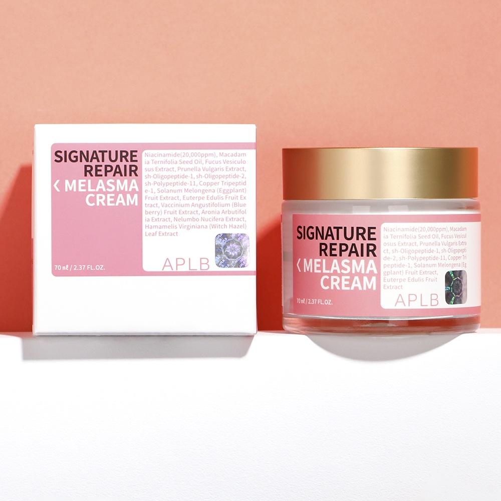 Kem Dưỡng Trắng Nâng Tone Da Giảm Nám APLB Signature Repair Melasma Tone Up Cream 70ml