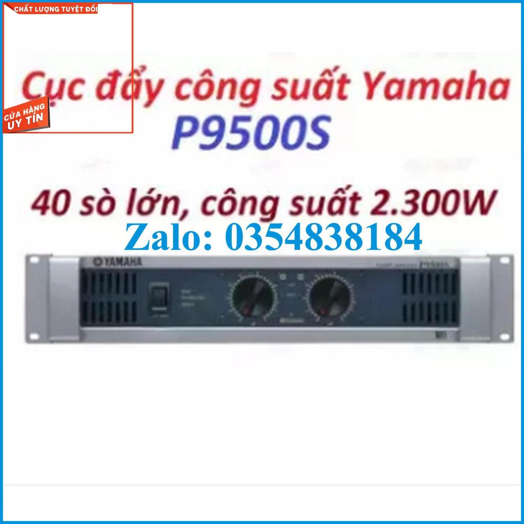 CHÍNH HÃNG cục đẩy công suất yamaha P9500s 40 sò - 9500s 40 sò