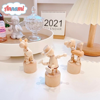 Phụ Kiện Trang Trí Để Bàn Bằng Gỗ Hình Động Vật Dễ Thương Độc Đáo