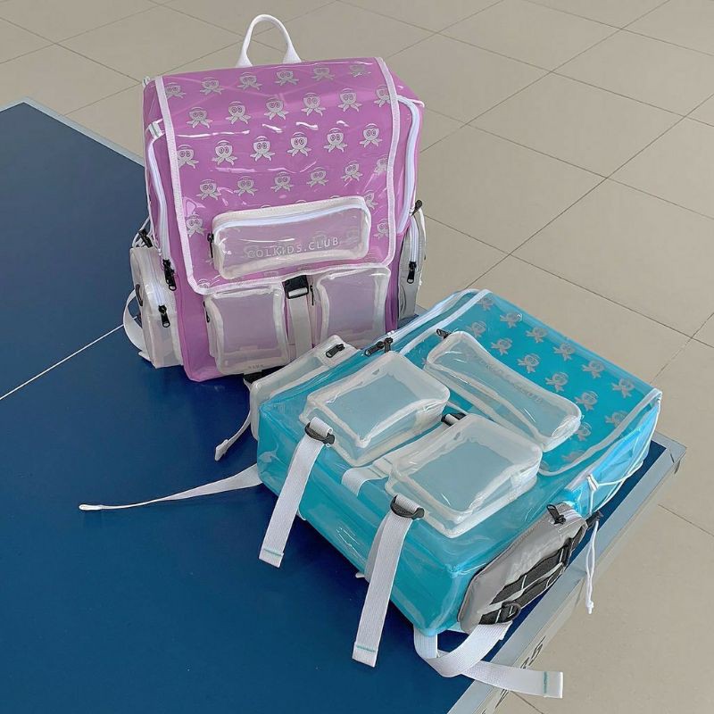 Balo CND Colkids Club SS5 nhựa Trong Suốt và Full Tag + giấy thơm hottrend 2023