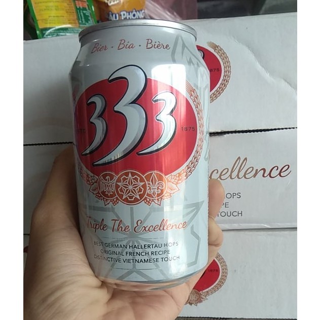 Bia 333 lon 330ml