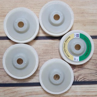 5 nỉ trắng đánh bóng d100mm