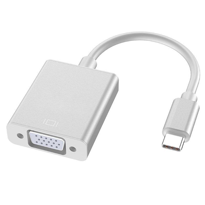 Bộ ChuyểN LIDU1 USB C Sang VGA 3.1 Sang VGA Cho Notebook / MáY ChiếU / TV