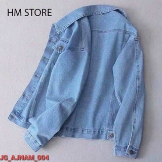 Áo Khoát Jeans Nam Nữ Cao Cấp ,MS 53