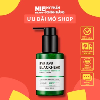 Sữa rửa mặt dành cho da mụn đầu đen some by mi blackhead 30 days miracle bubble cleanser 120g