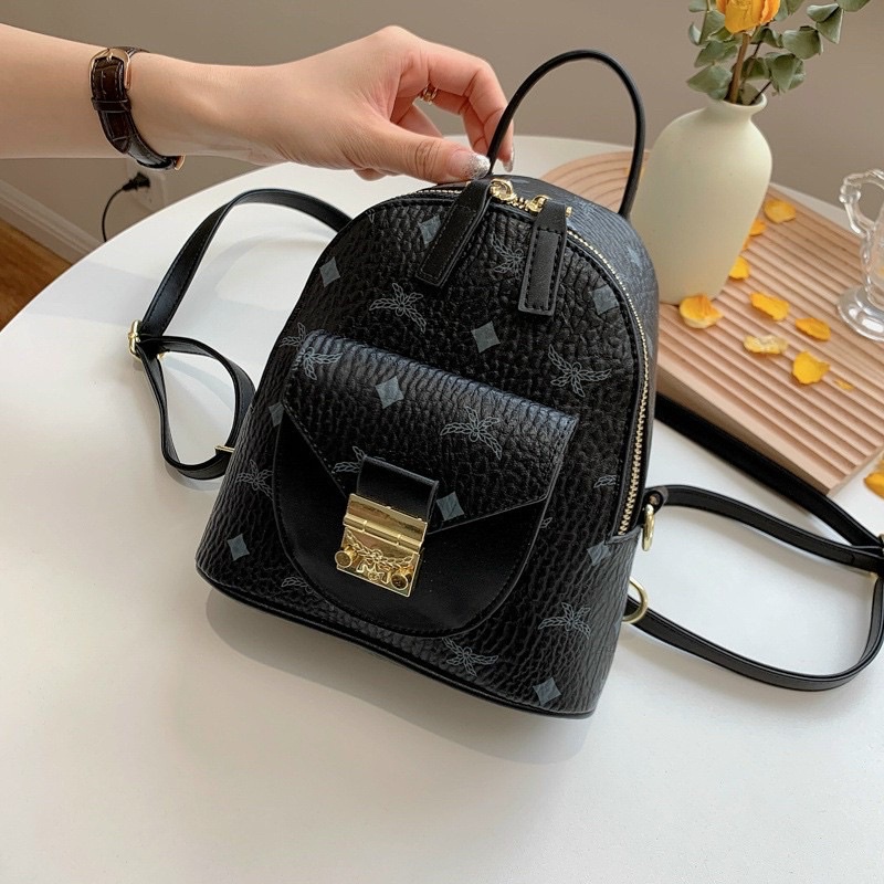 balo nữ, balo mini MCM thời trang sz 18, hàng đẹp rẻ giá sỉ( ảnh thật shop chụp