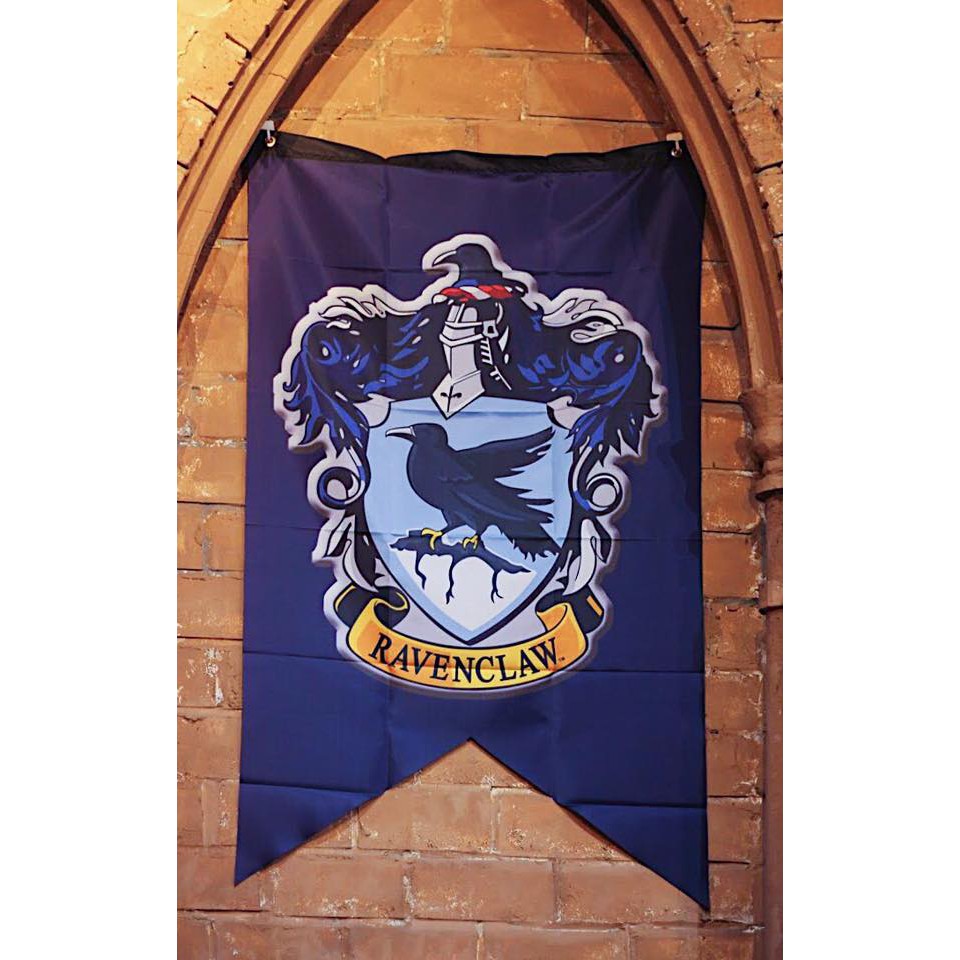 Cờ Hogwart 4 nhà Harry Potter treo tường độc đáo