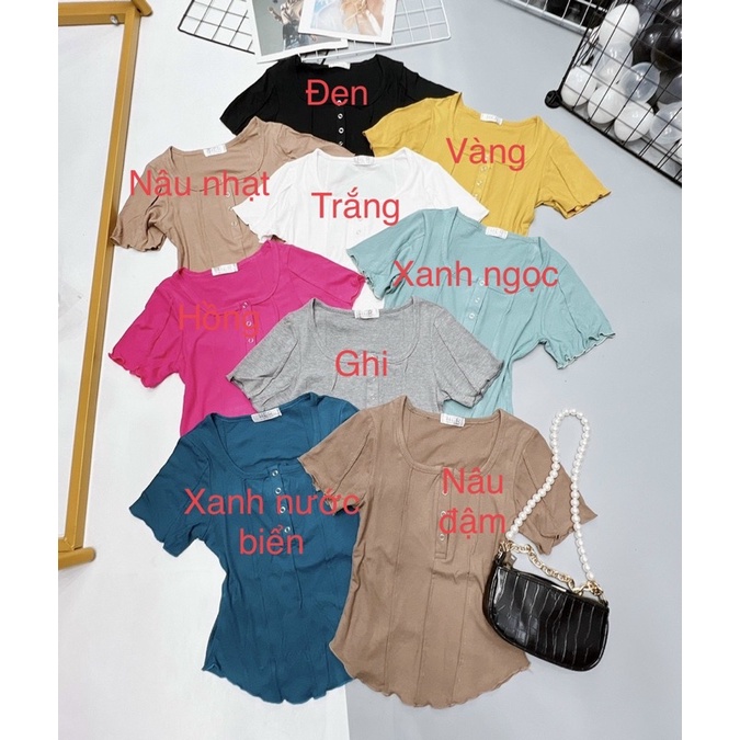 Áo tăm gân khuy ngực