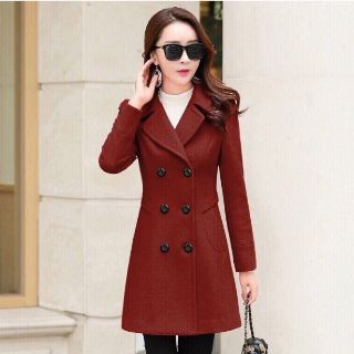 ÁO KHOÁC DẠ 6 NÚT CAO CẤP CỔ VEST