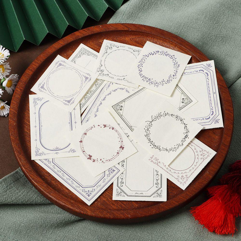 Set 50 Miếng Giấy Thủ Công Màu Cầu Vồng Vintage