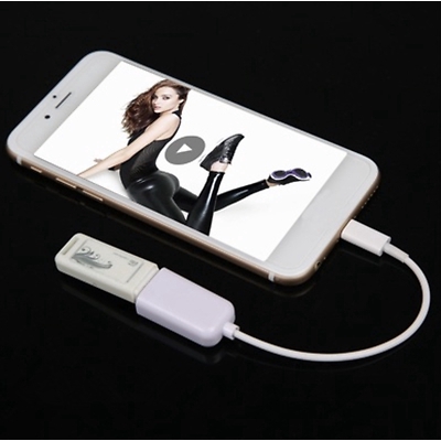 Yajief smjmsrfaa อะแดปเตอร์ OTG Cable Male to USB Female สำหรับ iPhone 5 / S / C iPad