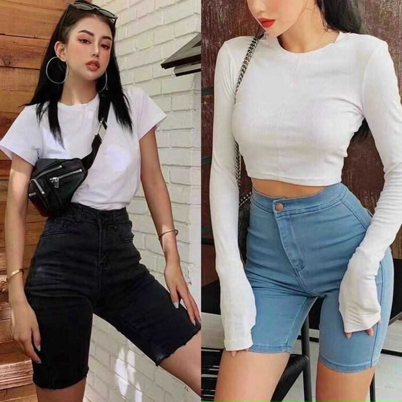 QUẦN SHORT JEANS NGỐ (KÈM VIDEO HÌNH THẬT)