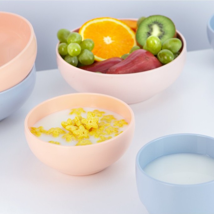 Bát ăn dặm nhựa Inochi Amori - Bát cho bé ăn cơm chịu nhiệt - Tiêu chuẩn Nhật bản