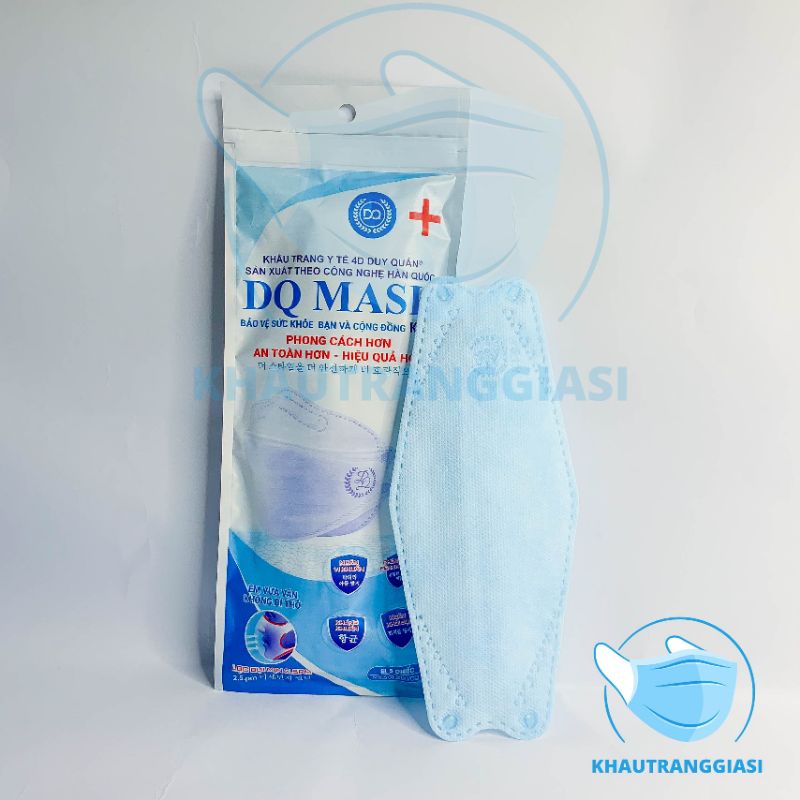 Khẩu trang y tế KF94 công nghệ Hàn Quốc Duy Quân set 5 chiếc