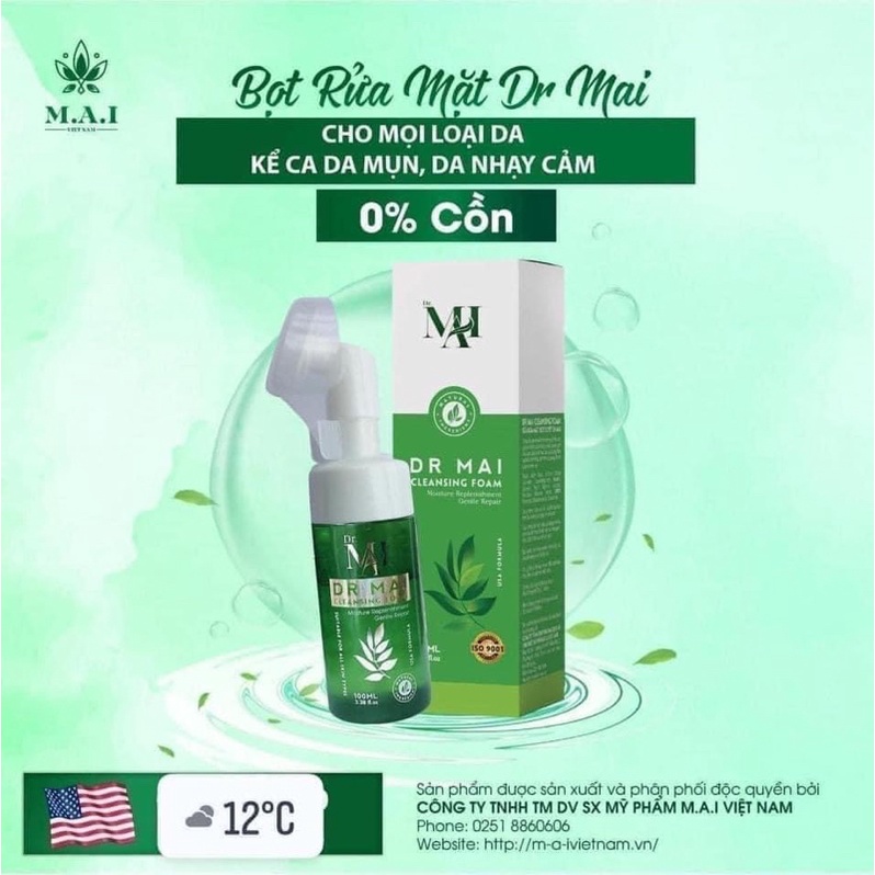 Bọt Rửa Mặt Thảo Mộc Dr Mai