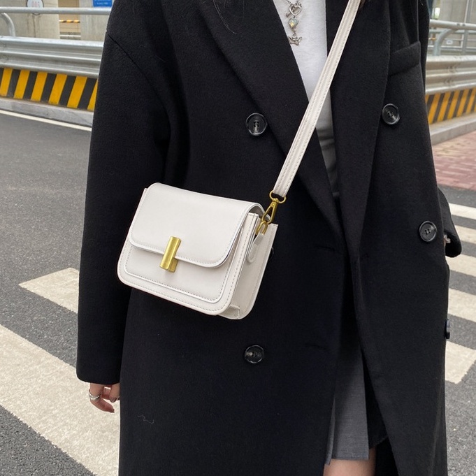 Túi xách nữ, túi đeo chéo mini đẹp da trơn mềm dáng vuông phong cách hàn quốc PK 335