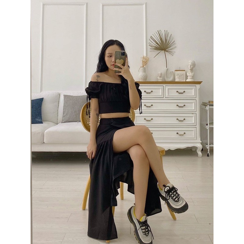 Helaa skirt - Chân váy xoè xẻ tà - Somalyng.studio | BigBuy360 - bigbuy360.vn