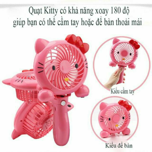 Quạt gấp để bàn hellokitty, doremon | BigBuy360 - bigbuy360.vn