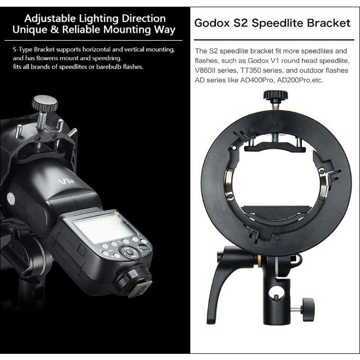 Softbox Godox SGGV8080 kèm ngàm S2