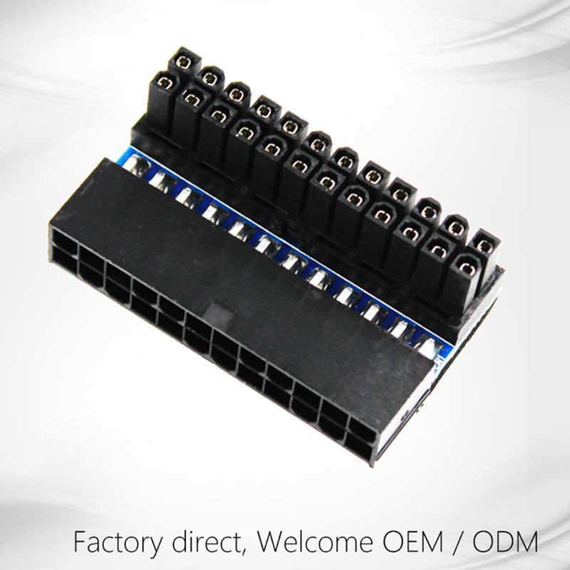 POWER 90 DEGREE Bo Mạch Chủ Chuyển Đổi Đầu Đực 24pin Sang Đầu Cắm 90 Độ 24pin | BigBuy360 - bigbuy360.vn