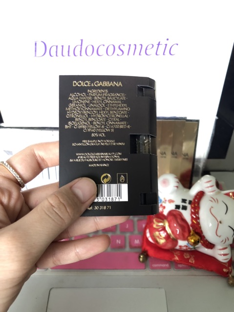 [ vial ] Nước hoa Dolce & Gabbana The One EDT D&G The One EDT / The One EDP 1.5ml