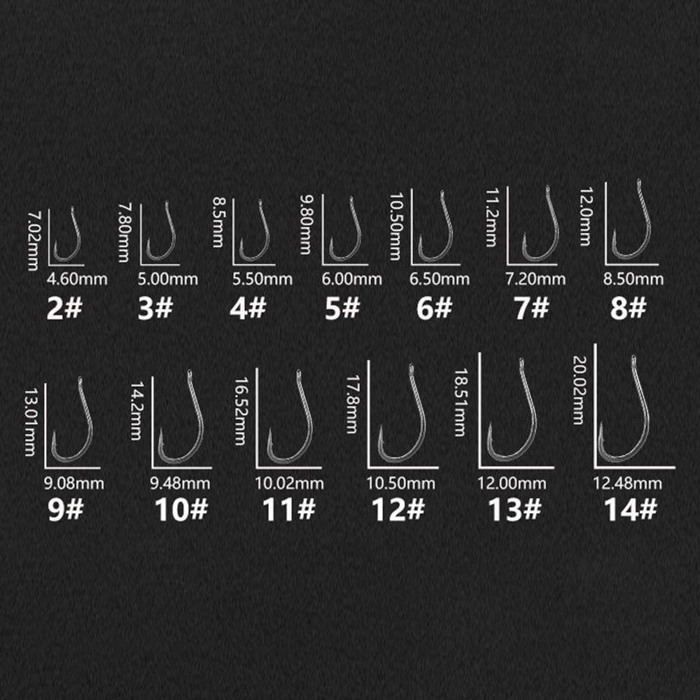 Set 500 Móc Câu Cá Bằng Thép Cacbon Chất Lượng Cao