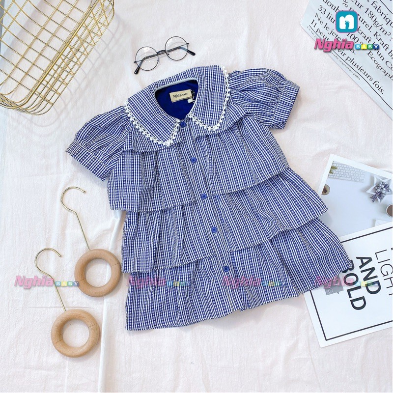 [Mã FARSBR241 giảm 15k đơn 0đ] Đầm tầng baby doll NGHĨA BABY dành cho bé gái!