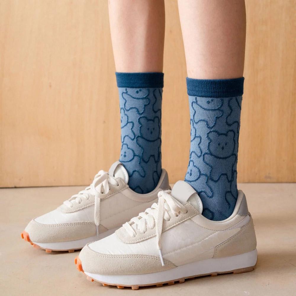 AROMA Vớ Cotton Nữ Họa Tiết Hoạt Hình Dễ Thương