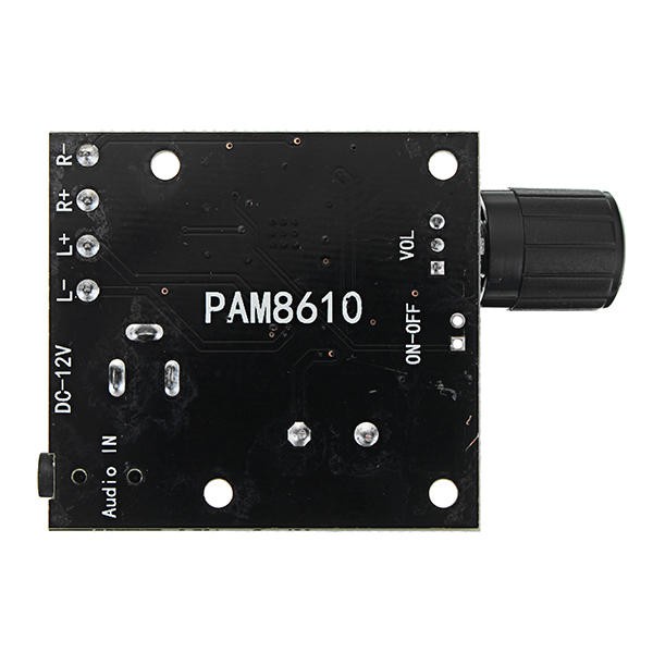 PAM8610 Dual Channel DC 12V HD Pure Digital Audio Stereo Amplifier Board Class D 15W x 2 High Power Amplifier ule