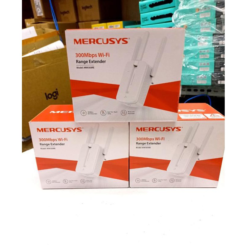 Thiết Bị Khuếch Đại Sóng Wifi Mercusys Mw300Re 300mbps