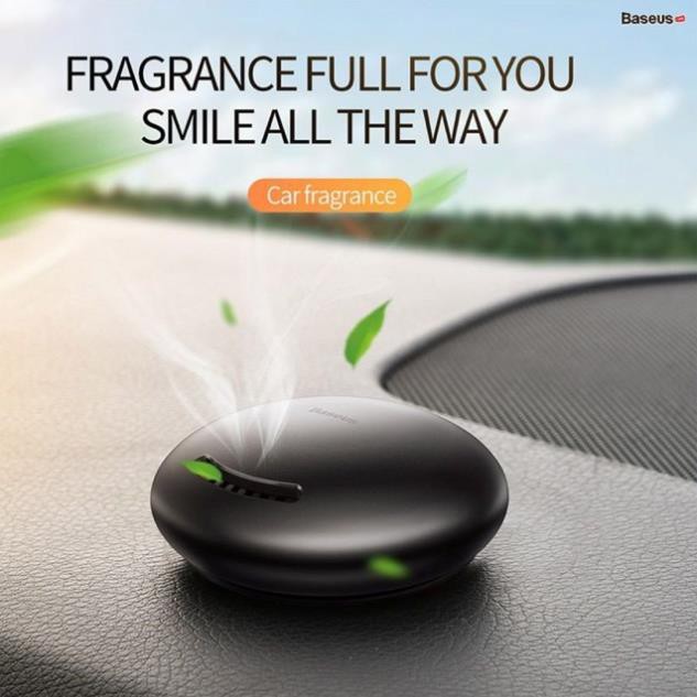 Bộ khuếch tán kèm nước hoa khô dùng cho xe hơi Baseus Smile