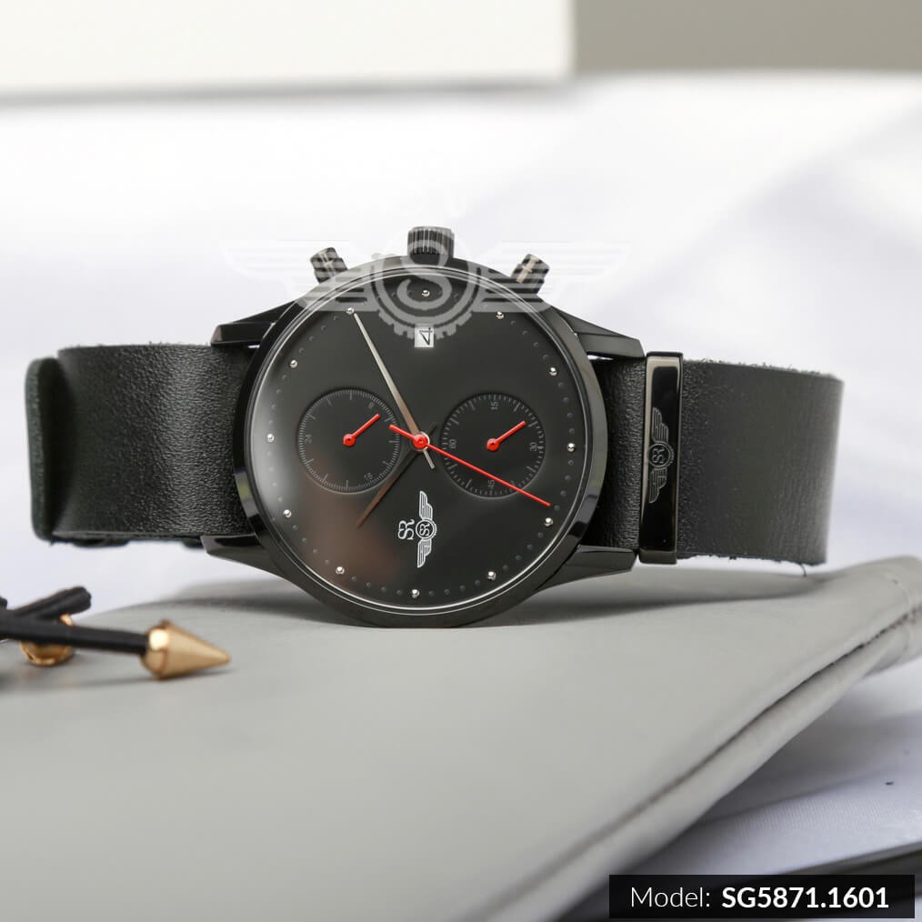 Đồng hồ nam SRWATCH Chrono SG5871.1601 mặt kính Sapphire chống trầy chống nước