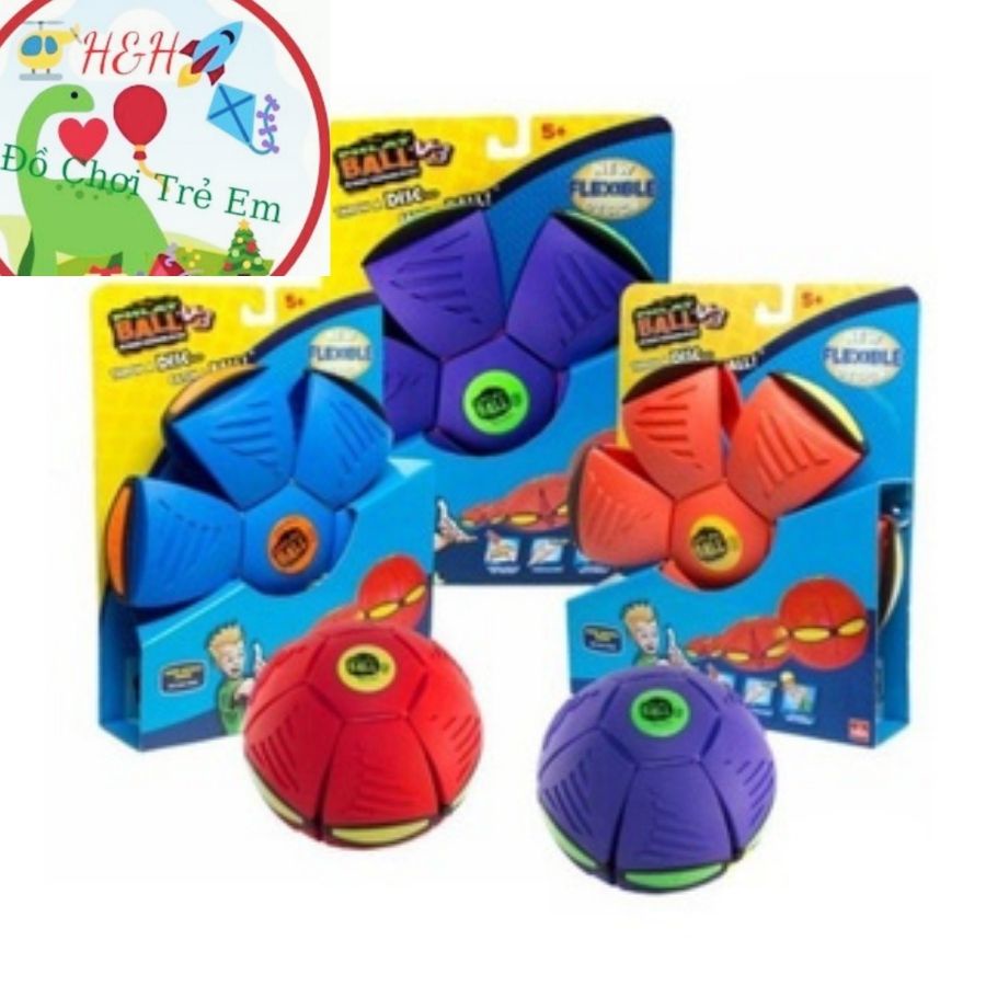 Đồ Chơi Cho Bé - Bóng Ma Thuật UFO - Bóng Đạp Dẹp Có Đèn.