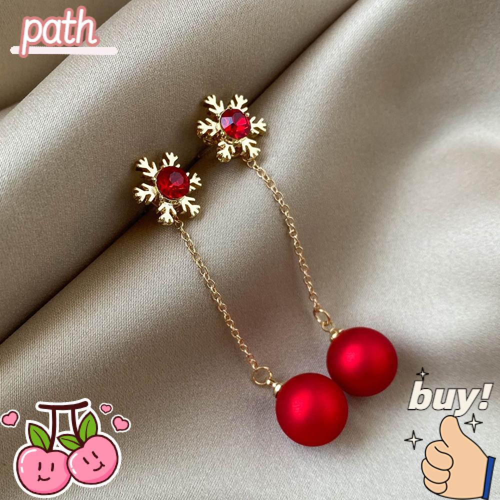 Bông Tai Dáng Dài Thời Trang Dành Cho Nữ|Phong Cách Bông Tuyết