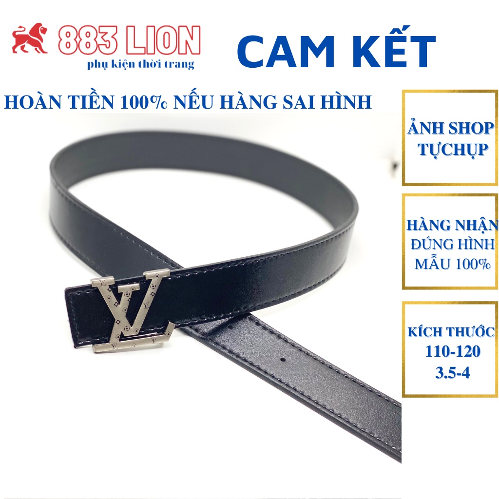 Thắt Lưng Nam LV - Dây Lưng Nam Dây Đen Trơn Mặt Khóa Hợp Kim Cao Cấp Chất Liệu Da Tổng Hợp PVC Trẻ Trung Sang Chảnh