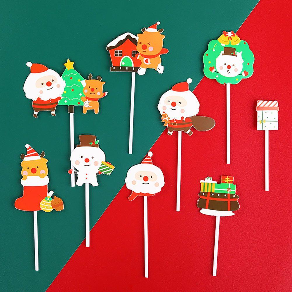 ESPO Que Cắm Trang Trí Bánh Kem Hình Giáng Sinh