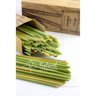 Ống hút cỏ Bàng khô (100+5 ống) [Đường kính lớn nhất thị trường]