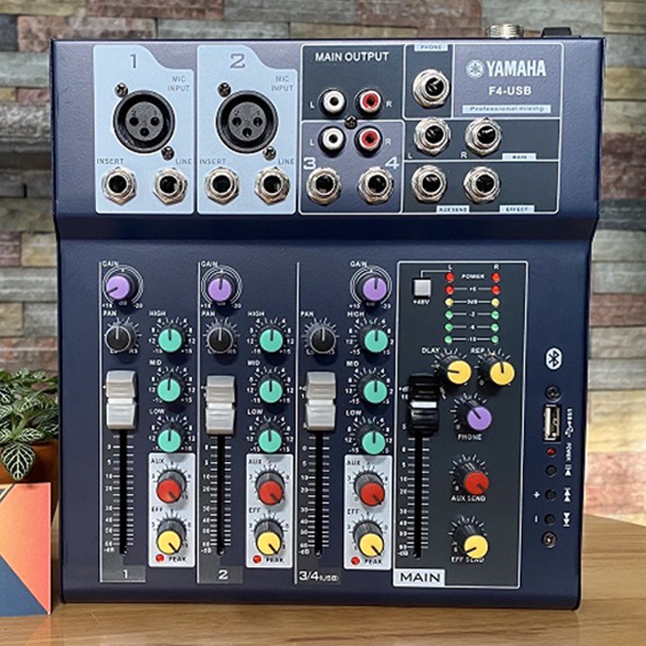 [Mã ELHACE giảm 4% đơn 300K] Mixer Hay trong tầm giá, có Blutooth Yamaha F4, F4-USB