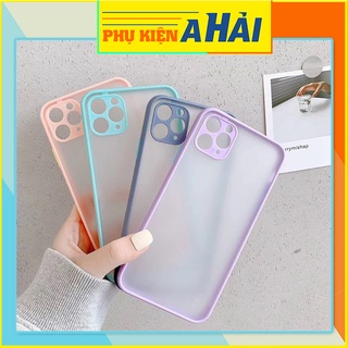 Ốp iphone - ốp BASIC nhám bảo vệ camera màu pastel dành cho iPhone 6/6plus/7/8/7Plus/8Plus/X/Xs/XsMax/11/11 Pro/11Promax