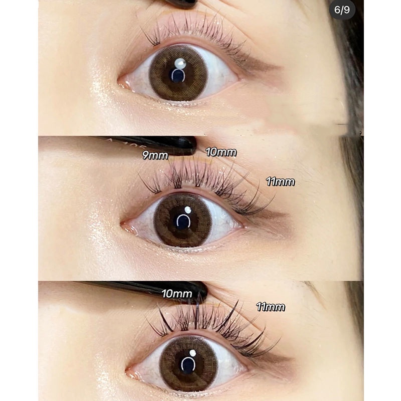 [Hàng mới về] Hộp 5 hàng lông mi giả hình chữ A nối dài tự nhiên dễ sử dụng