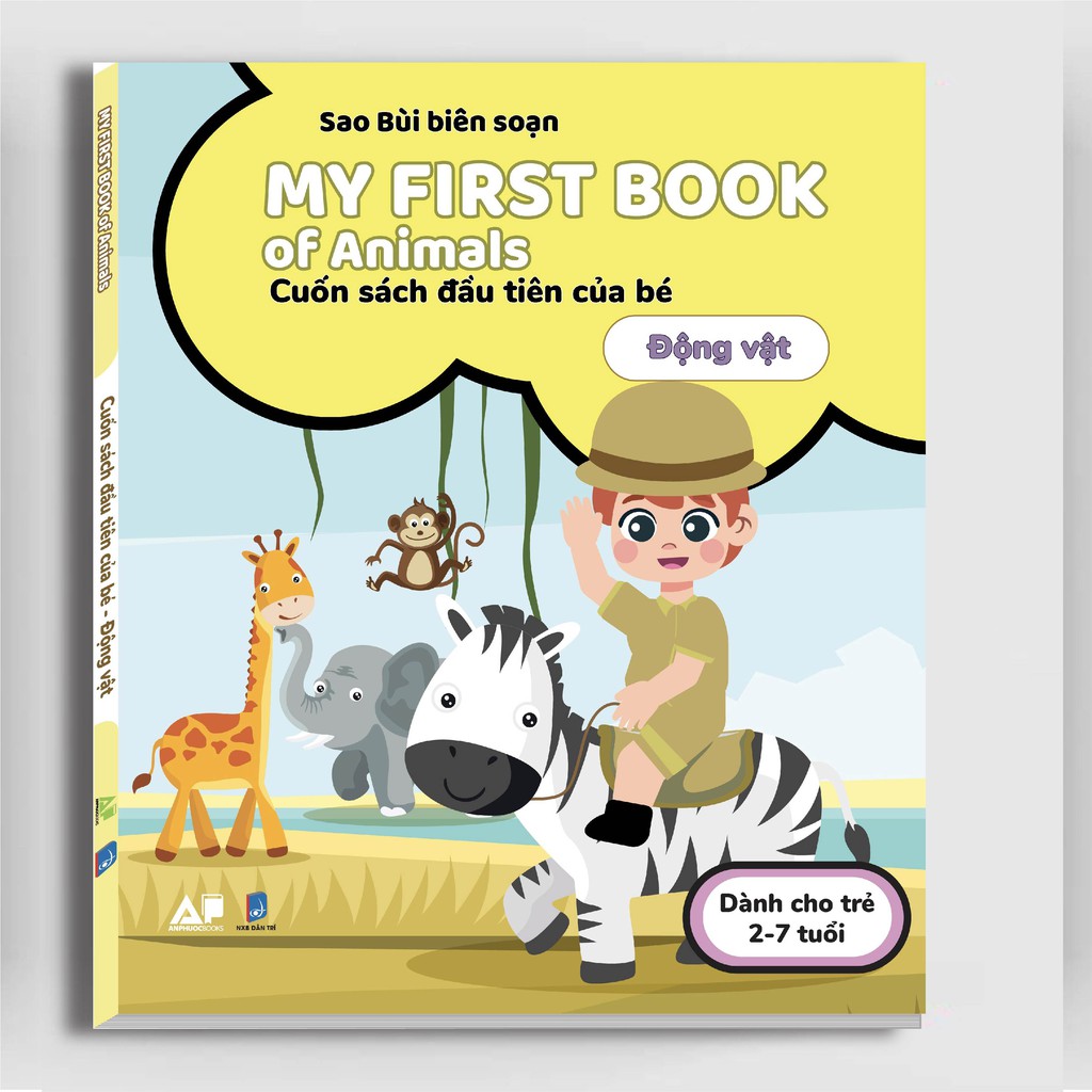 Sách - My First Book Of Animals - Cuốn Sách Đầu Tiên Của Bé Động Vật