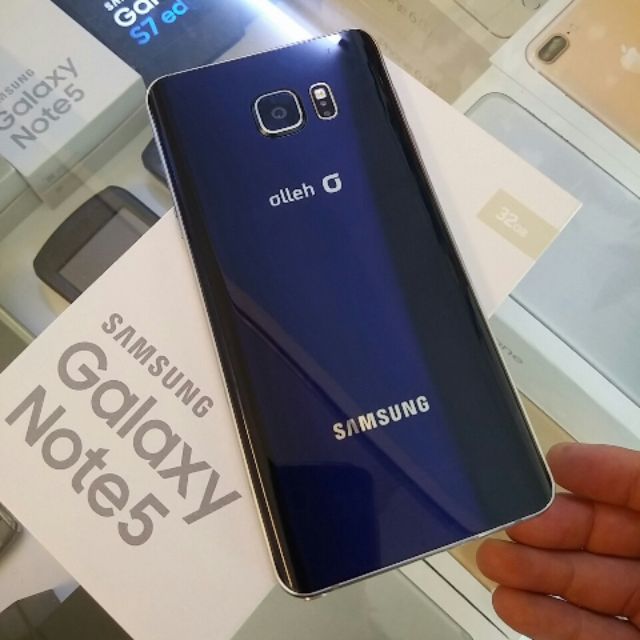 Điện Thoại Samsung Note 5 Màu Sapphire, Qte - Bh 6T