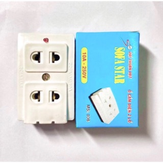 [ SOFA STAR ] Ổ cắm điện 2 lỗ giá sỉ